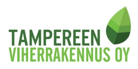 Tampereen Viherrakennuksen logo.